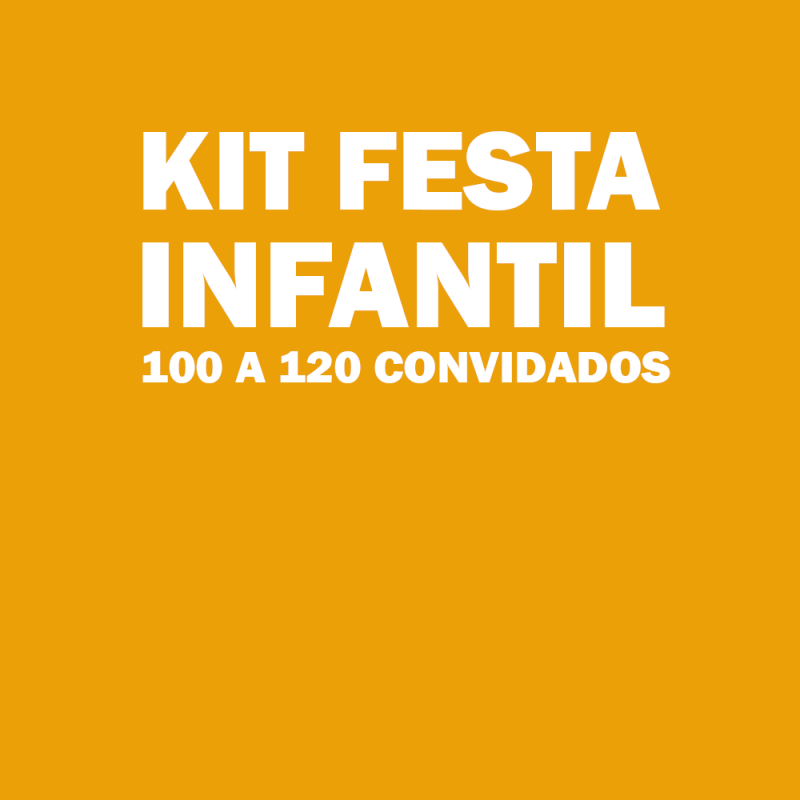 Kit Festa para 100 Pessoas Barato São Miguel Paulista - Kit Festa Casamento