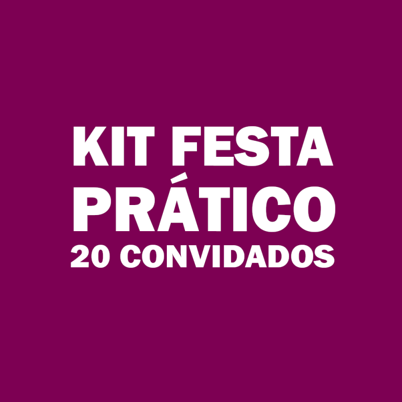 Preços de Kit Festa para 20 Pessoas São Miguel Paulista - Kit Festa Casamento